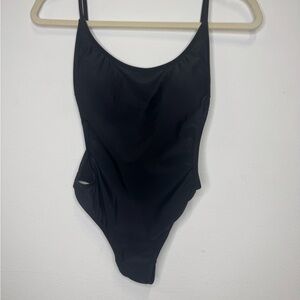 Classic Black One-Piece Swimsuit